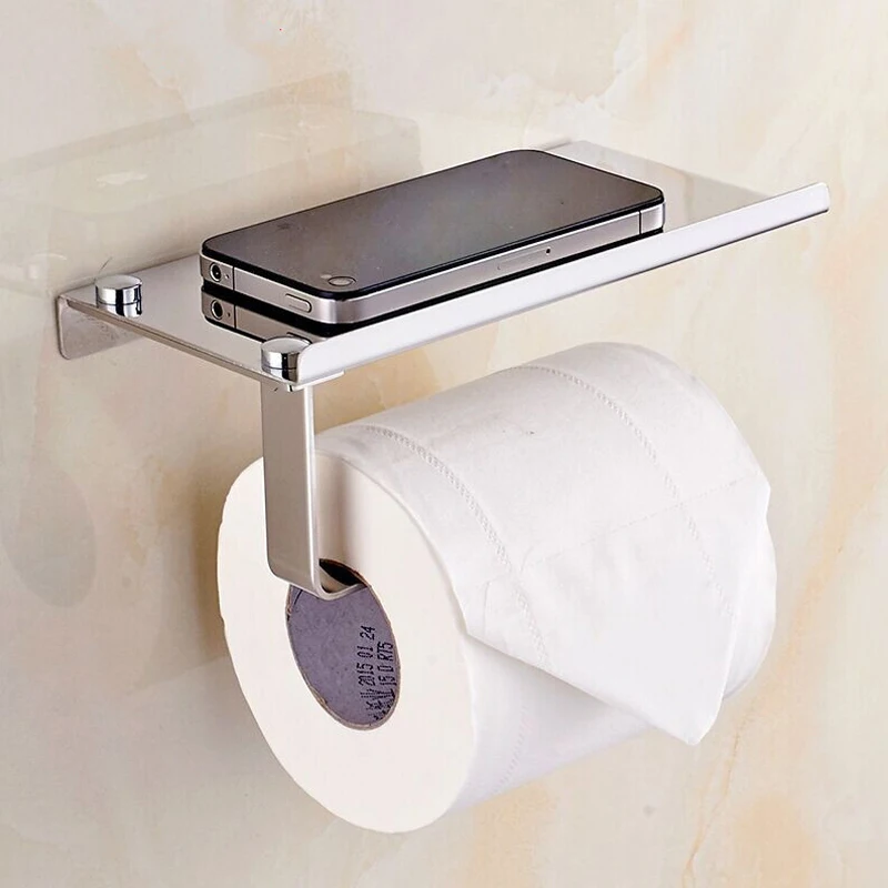 Rustfrit Stål Toiletpapir, Sæbe Holder Suge Vægbeslag Toiletpapir Holder Badeværelse Tilbehør Papirrulleholder