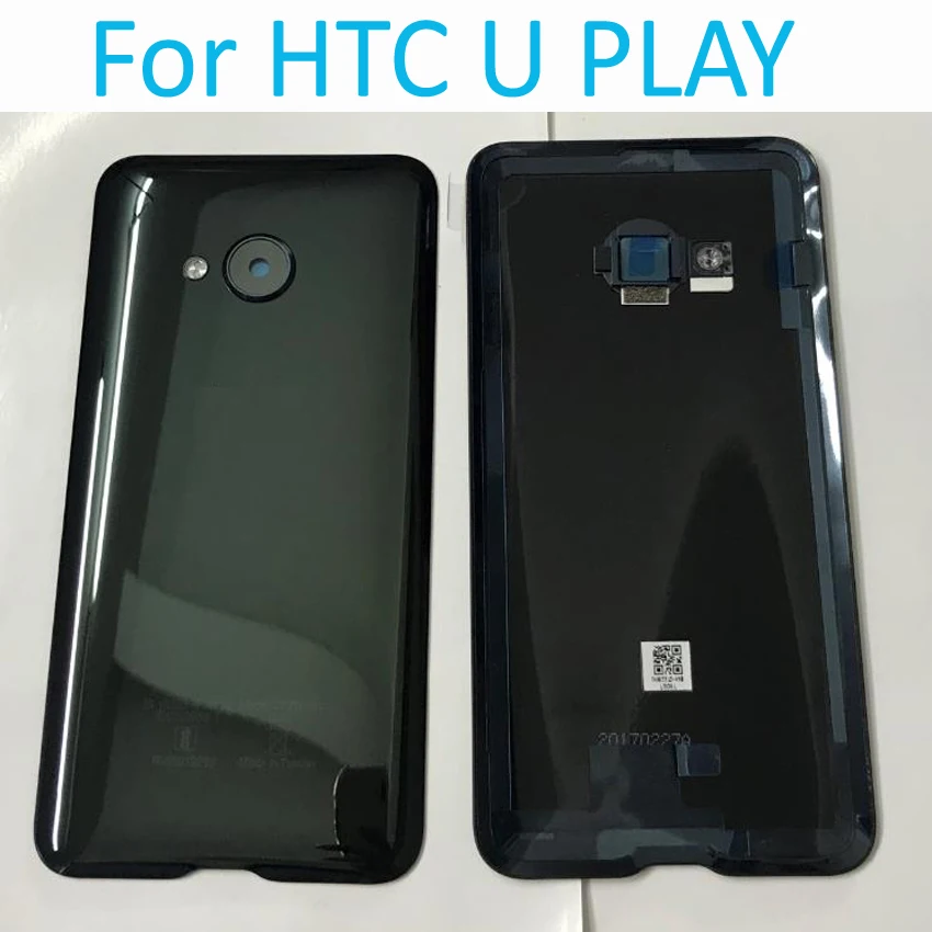 Nye Originale Materiale Glas Tilbage Bageste Boliger Døren For HTC U Afspille Batteri Cover Sag med Kamera Linse Reservedele