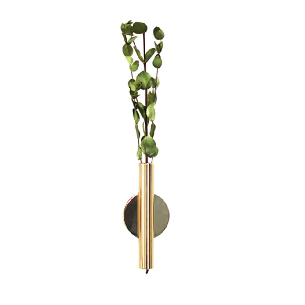 Rose Guld Væggen Tørret Blomst Holder Nordiske Kreative Blomsterarter Arrangement Metal-Rack Mode Simulering Blomst Golden Hylde Home Decor