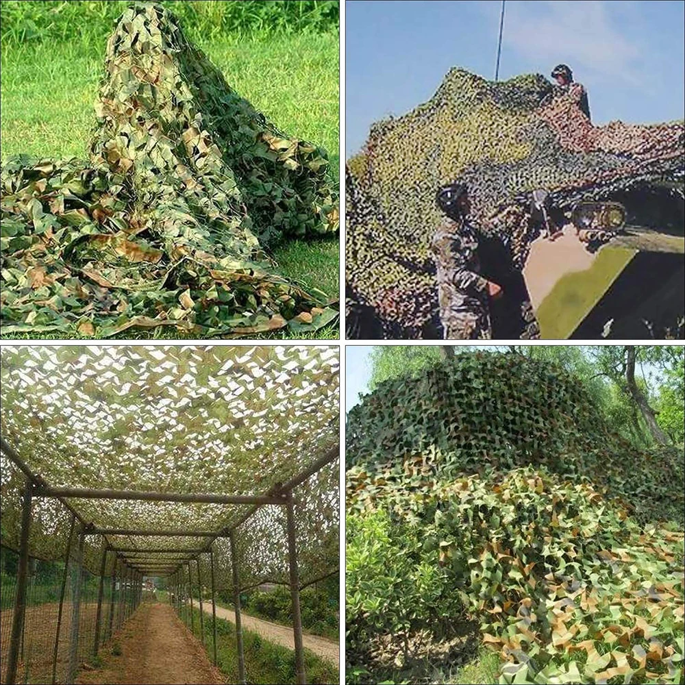 Militær camouflage net, 210D Oxford klud nettet, velegnet til jagt jorden skygger og fest dekoration, størrelsen kan tilpasses