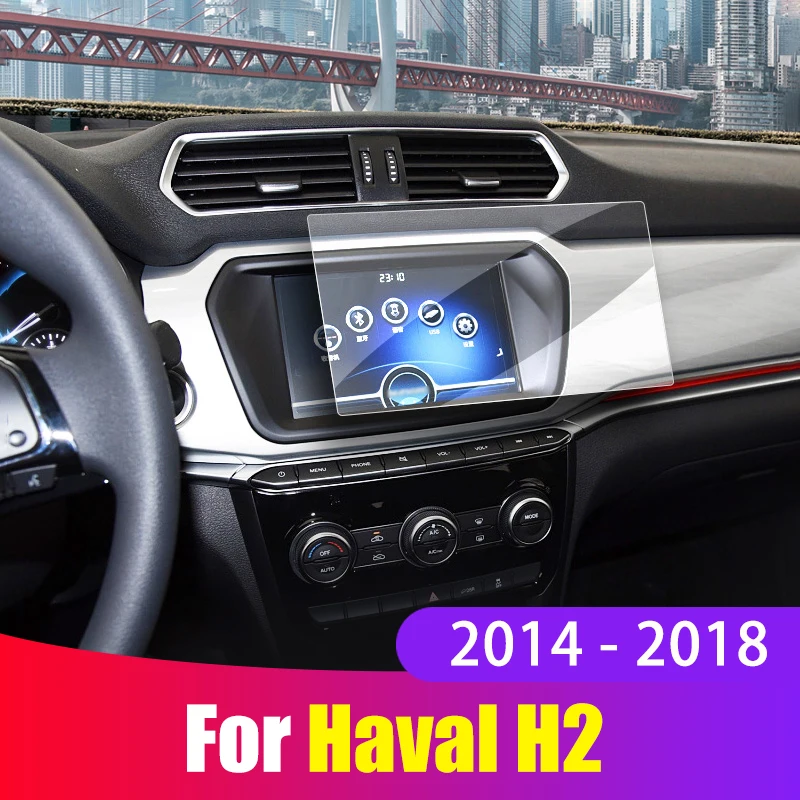 Bil Screen Protector Film til Haval H2 2016 2017 2018 Hærdet Glas Bil Navigation GPS Skærm Beskyttende Film Mærkat