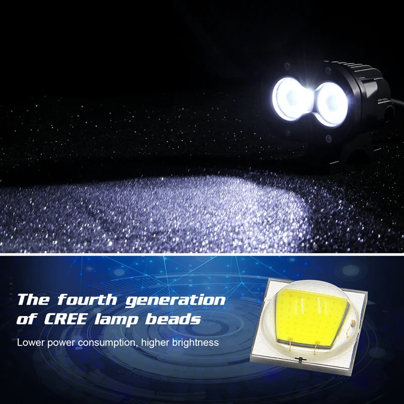 EAGLEVISION 3Inch 60W LED Bælg Lys, Kørsel Lys, tågelygter Arbejde Lys Forlygter Til Bil, Motorcykel, Lastbiler og SUV ATV