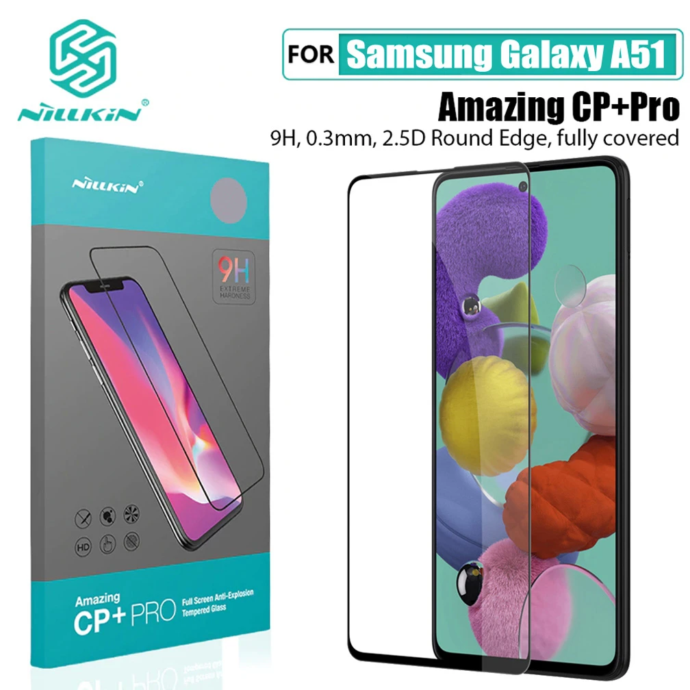 For Samsung A51 Glas NILLKIN Fantastiske CP+PRO Skærm Protektor Hærdet Glas Til Samsung Galaxy A71 A51 Film