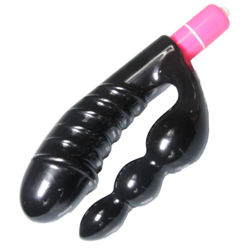 Dobbelt dildo vibrator Anal plug sex legetøj til mænd, prostata massage C G-spot Håndsex unisex klitoris vibe Sex Legetøj til mænd