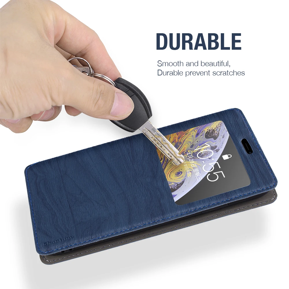 For HTC U Ultra taske Til HTC U Ultra Vindue Dække Usynlig Magnet og Kort Slot og Stå