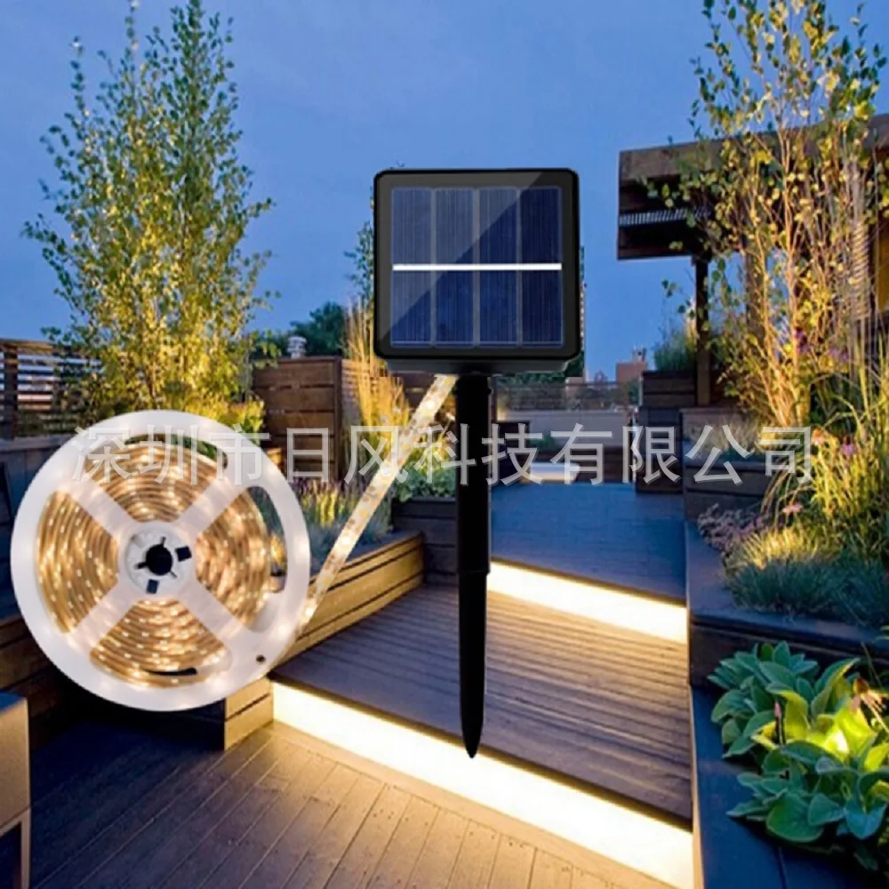Luces led Solar led Strip light udendørs haven dekoration landskabet lyser super lyse fleksibel græsplæne lamper smd2835