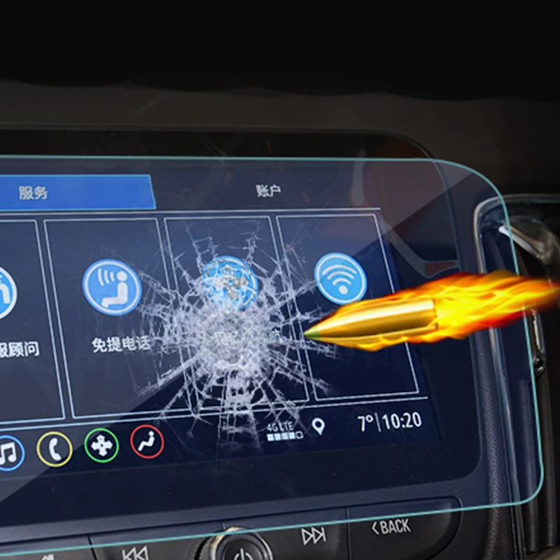 For Chevrolet Equinox Malibu XL 2016-2019 Hærdet Glas Bil Navigation Screen Protector Touch Skærm film Anti Scratch