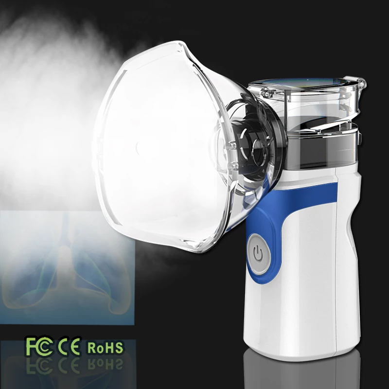 Adulte Mini Inhalerer Nebulizer Håndholdte увлажнитель воздуха Sundhedspleje Ultrason Nebulizador Adulte Genopladelige Forstøver