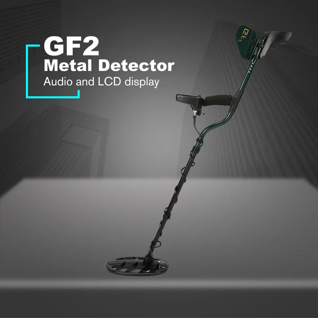 GF2 Professionel Underground metaldetektor Håndholdte Treasure Hunter Gold Digger Finder Med Hovedtelefon LCD-Skærm