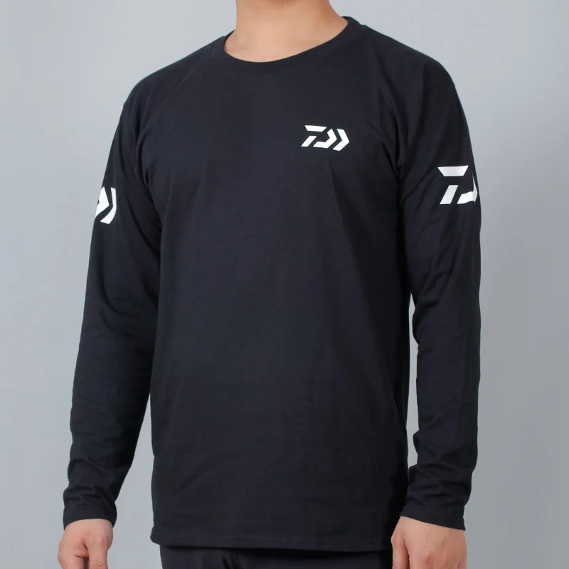 Daiwa Efterår og Vinter Udendørs Sport Fiskeri Tøj, T-shirt Bunden Shirt med Lange Ærmer Fiskeri T-shirt Camping Klatring Tøj
