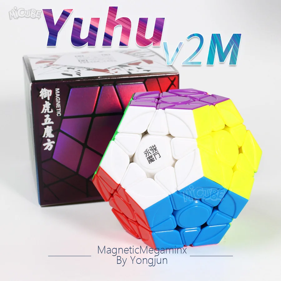 Neo Magnetiske Megaminxed Yongjun Yuhu v2 M Magentic Mega Cube 3x3 Magic Speed Cube 3x3x3 YJ Puslespil pentagon cubo magico Kids Legetøj