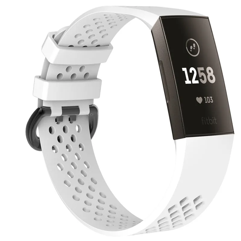 100pcs Blød Silikone Udskiftning Armbånd Strop Til Fitbit Afgift 3 4 Aktivitet, Fitness Tracker Smartwatch Sports Ur Band