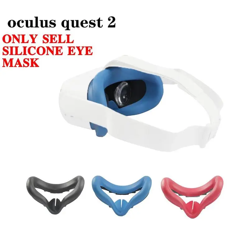 Eye Mask Dækning For Oculus Quest 2 VR Briller Silikone Anti-sved Anti-lækage Lys Blokerer for Øje ShadingCover For Oculus Quest 2