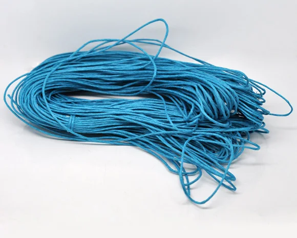 18 Farver 80m/masse Voksbehandlet Læder Tråd, Voks Bomuld Snor String Rem DIY Vævede Armbånd Halskæde Smykker Tilbehør 1mm/2mm
