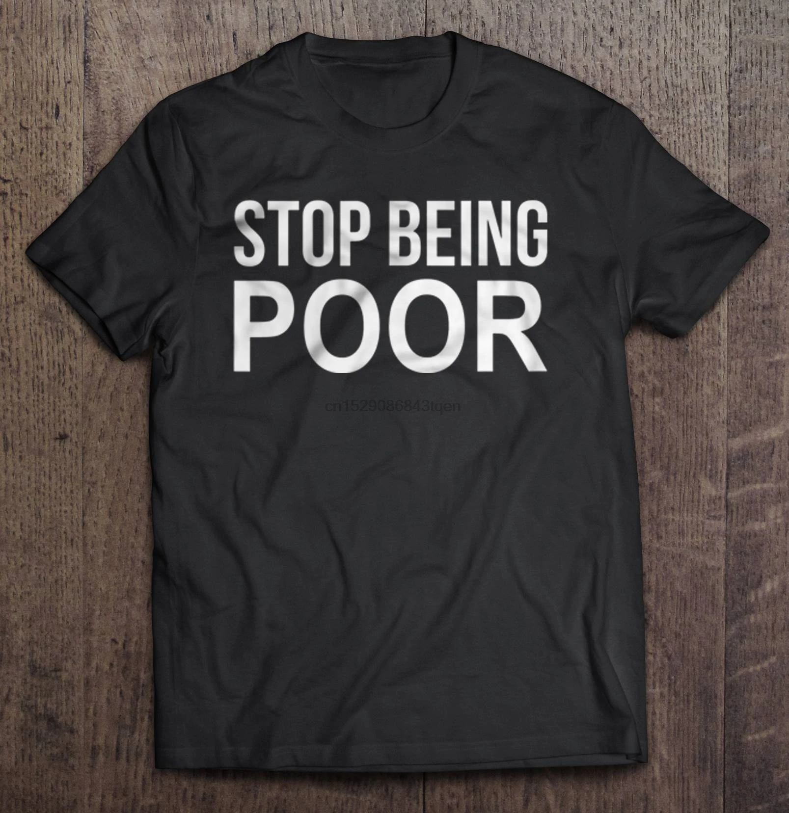 Kvinder t-shirt Stoppe med at Være Fattige Shirt Mode tshirt Mænd Sjove T
