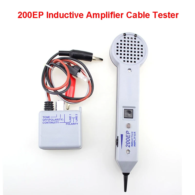 Høj Nøjagtighed 200EP Netværk kabeltester Tone Generator Induktiv Forstærker med Justerbar Volumen Wire Tester