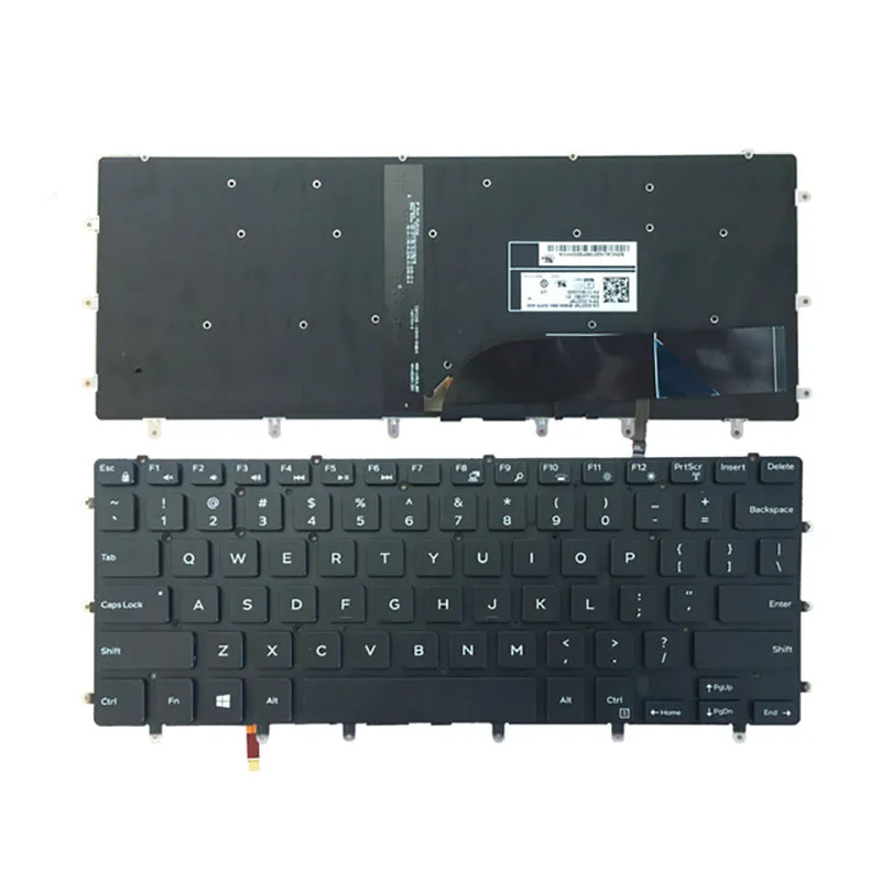 Ny amerikansk Tastatur TIL DELL XPS 15 9550 9560 laptop tastatur Baggrundslys