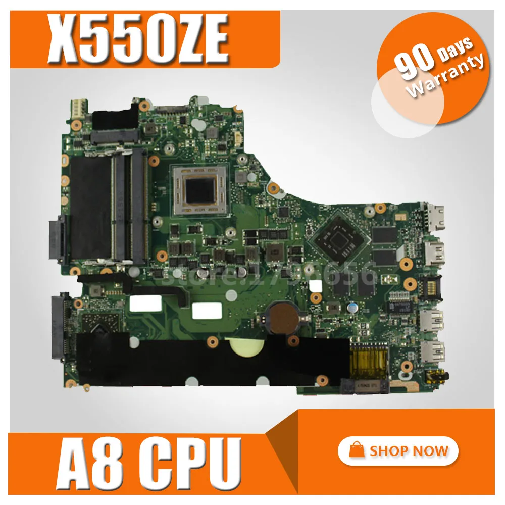 A8-7200 X550ZE Bundkort cpu Asus A555Z VM590Z X555Z Laptop bundkort X550ZE Bundkort X550ZE Bundkort teste OK