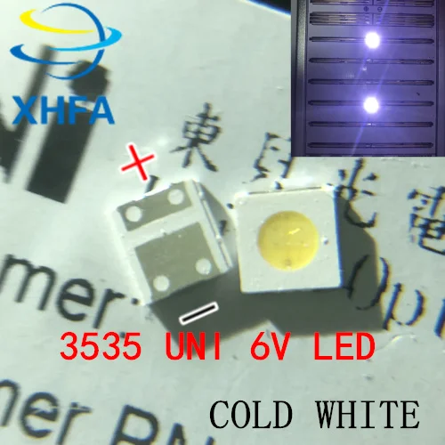 Original LG LUMEN UNI SEOUL 2W LED 6V / 1W 3V 3535 Cool kold hvid LCD-Baggrundsbelysning til TV/500PCS