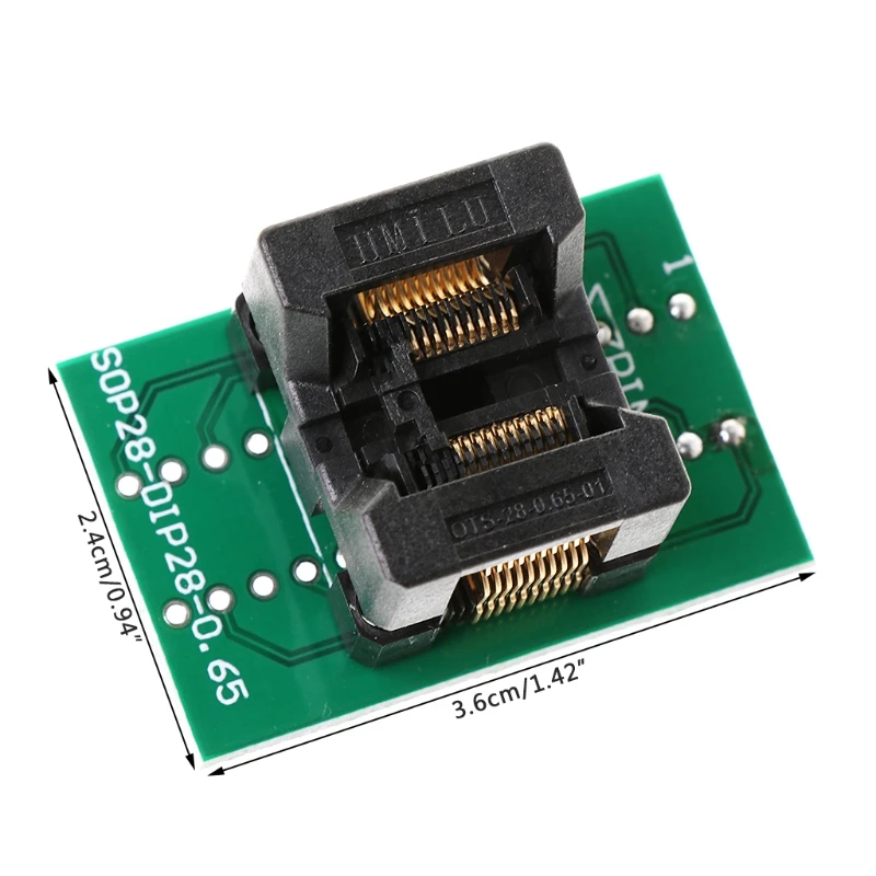Nye TSSOP20 Brænde Blok SSOP20 ST Chip Test Socket Programmering Adapter OTS28-0.65-01