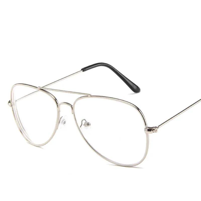 2020 Mode Pilot Nærsynethed Briller Til Mænd, Kvinder Metal Dobbelt Stråle Læsning Briller Færdige Produkt Nærsynethed Briller -1.0 At -4.0
