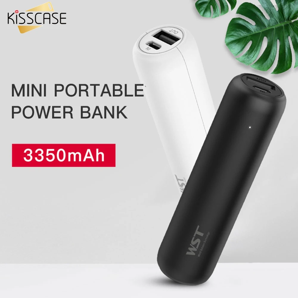Mini Læift Portable Power Bank Oplader PowerBank Ekstern Batteri Pack 3350mAh Powerbank til iPhone Xiaomi Huaiwei Poverbank