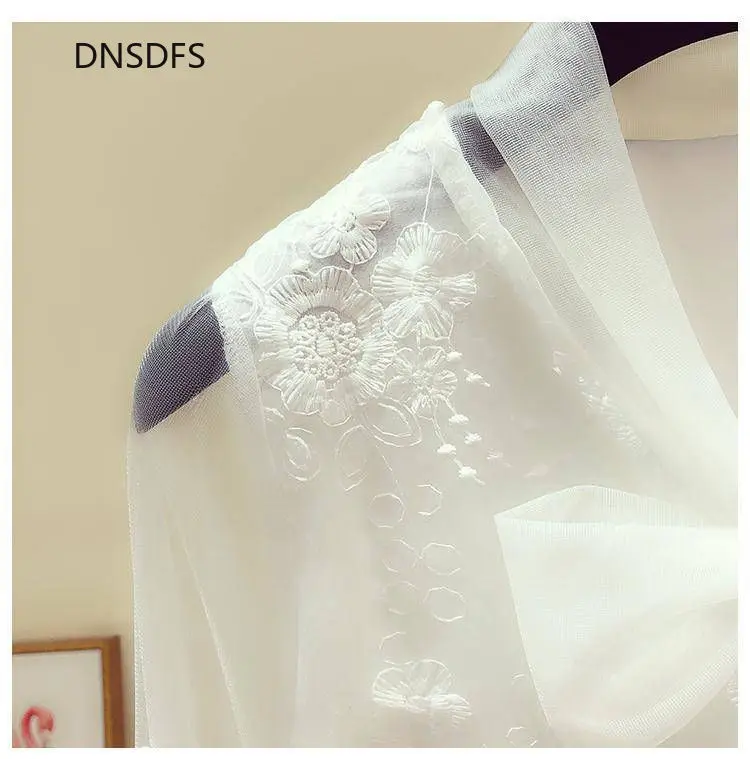 Falder Shirt Kvinder Koreanske Mode Toppe Hvid Butterfly Krave Lange Ærmer Lace Shirts Kontor Søde Eventyr Bluse Kvinders Tøj Blusa