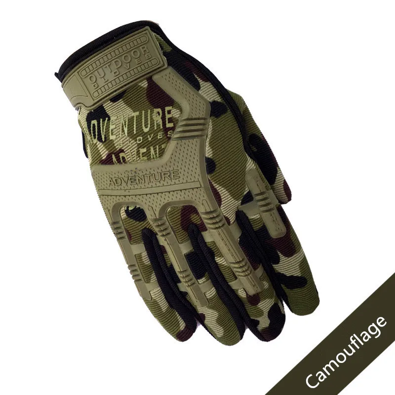 Army Combat Taktiske Handsker Mænd Fuld Finger Camouflage Paintball Militære Handsker SWAT Soldat Skyde Cykel Vanter handschoenen