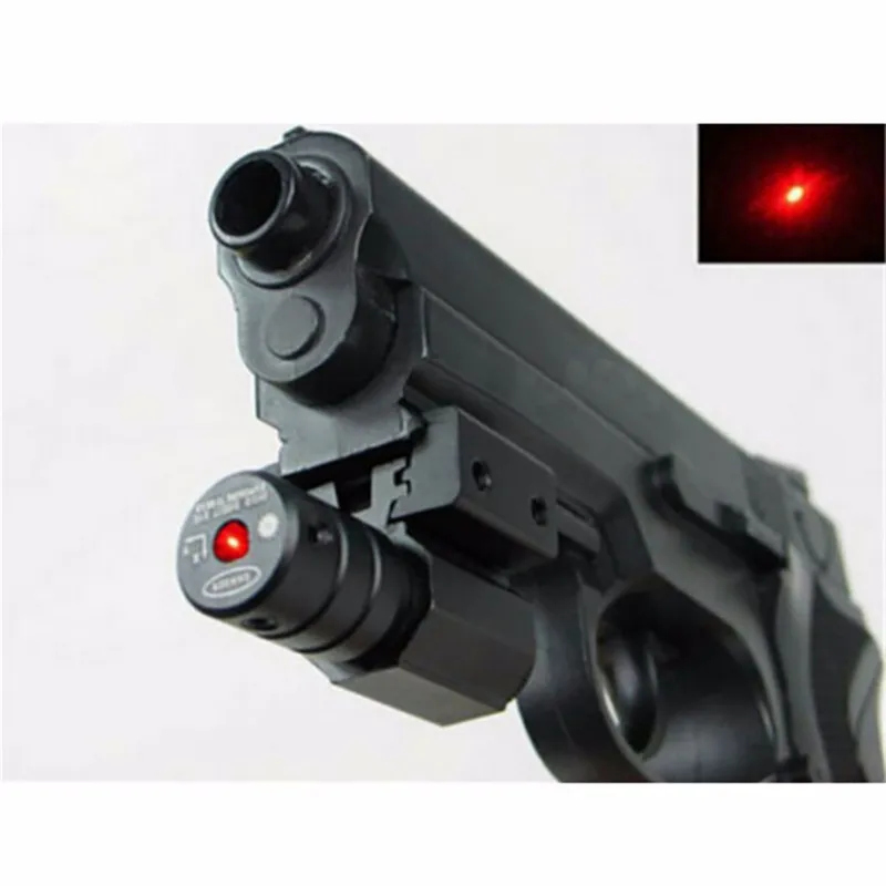 50-100M Rækkevidde 635-655nm Red Dot lasersigte Pistol Justerbar 11mm 20mm Picatinny Skinne Jagt Nye Tilbehør