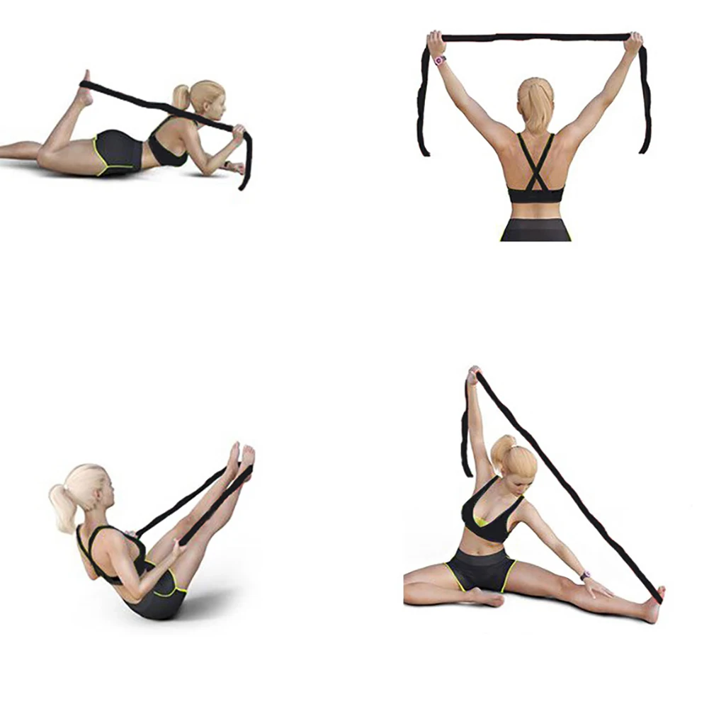 Fitness Fitness Yoga Pilates Stretch Strap Bælte Fysisk Træning Modstand Bælte Body Building Modstand Bælte