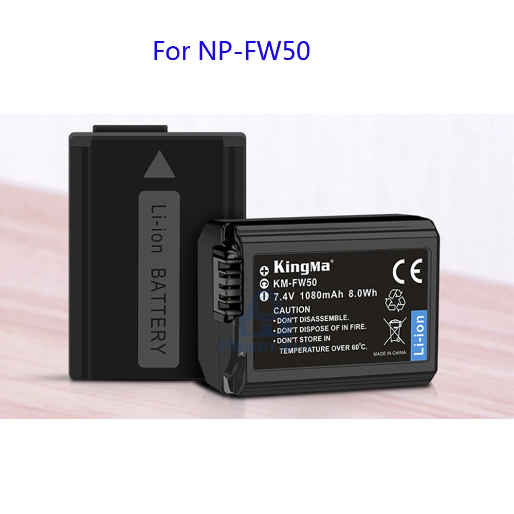 Kingma 3pc NP-FW50 FW50 Kamera Batteri LCD-Dobbelt Oplader sæt til Sony NEX-7 NEX-5N NEX-F3 SLT-A37 A7 NEX-5R NEX-6 NEX-3 OG NEX-3A