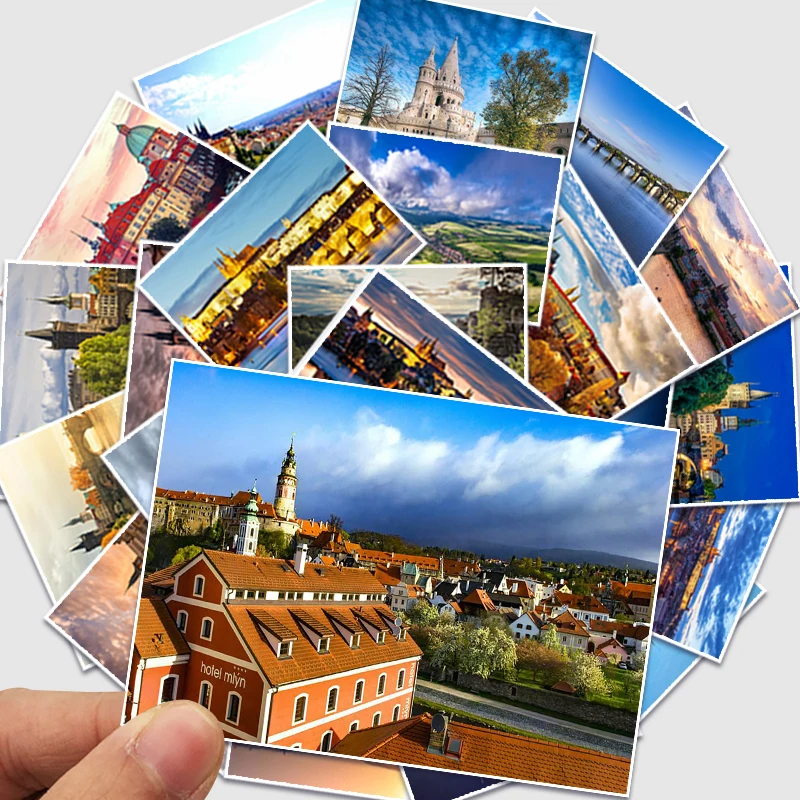 Tjekkiske Prag Rejse Ønsker Business-Postkort-Hilsen Gave fødselsdagsfest Invitation Postkort Sæt 30stk Vintage Dekoration