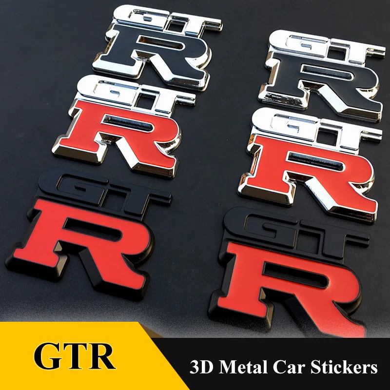 1stk 3D Metal Logo Badge Mærkat Bil Styling Til GTR Mærkning NISMO Racing Decal GT-R R32 R33 R34 R35 370Z Bil Tilbehør