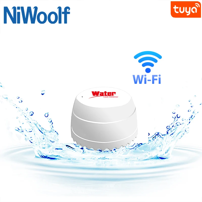 2021 NYE Hvide Tuya WiFi Vand Lækage Sensor Smart Livet Vand Detektoren er Kompatibel Med Tuyasmart APP