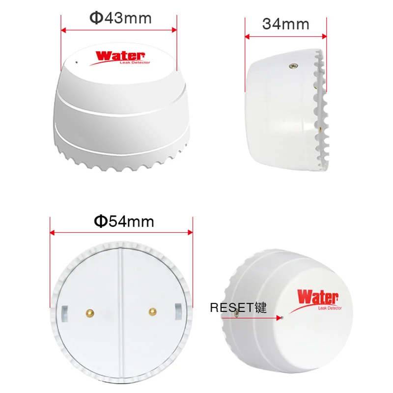 2021 NYE Hvide Tuya WiFi Vand Lækage Sensor Smart Livet Vand Detektoren er Kompatibel Med Tuyasmart APP