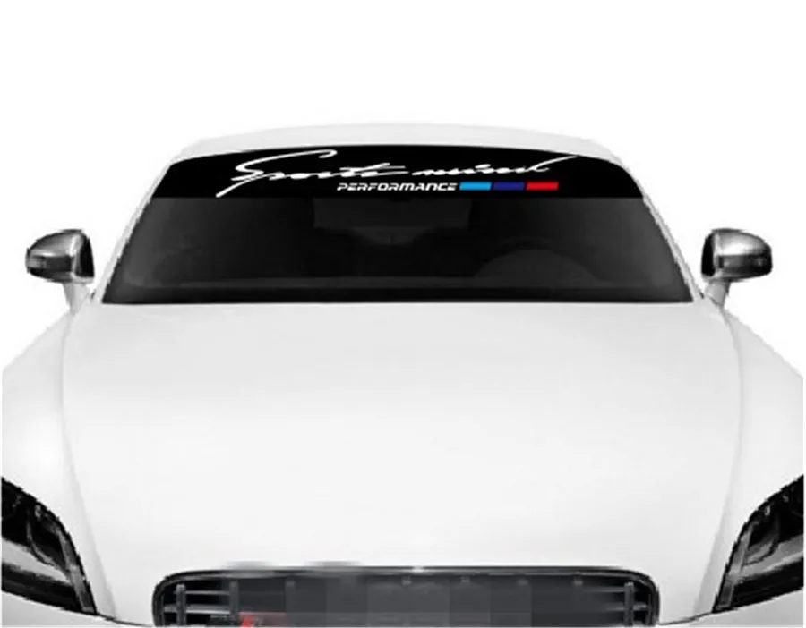 Parasol Bil mærkat Auto forrude forrude mærkat for BMW M E46 E39 E60 E70 E83 E85 E87 E90 F10 F20 F30 1 2 3 5 7 X Samling