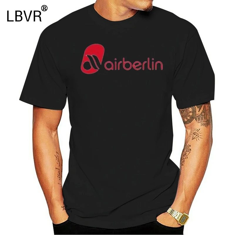 Nye Mænd T-shirt Mode Air Berlin Vintage Logo tyske Flyselskab T-Shirt Afslappet bomuld t-shirt