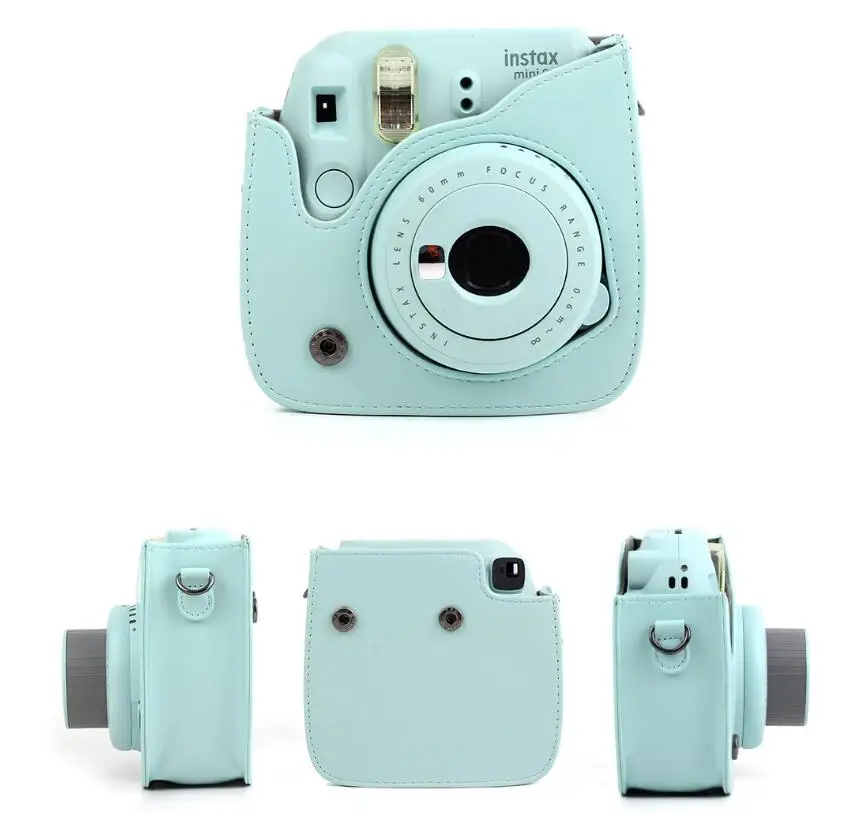 PU Læder Fujifilm Instax Mini 9 Instant Kamera Taske skulderstrop Kamera Tilbehør Taske Beskytter Dække Sagen Pose