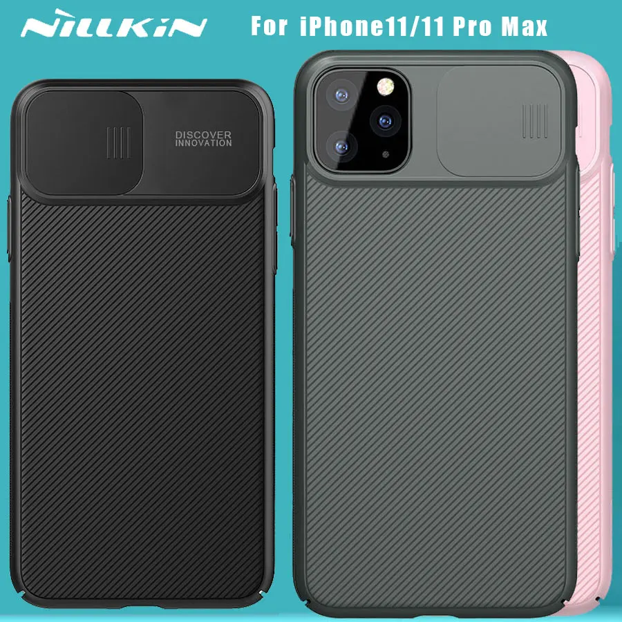NILLKIN til iPhone 11 Pro Max antal tilfælde CamShield Tilfælde PC Slide cover til kamera beskyttelse Back cover case til iPhone 11 Pro 11 tilfælde