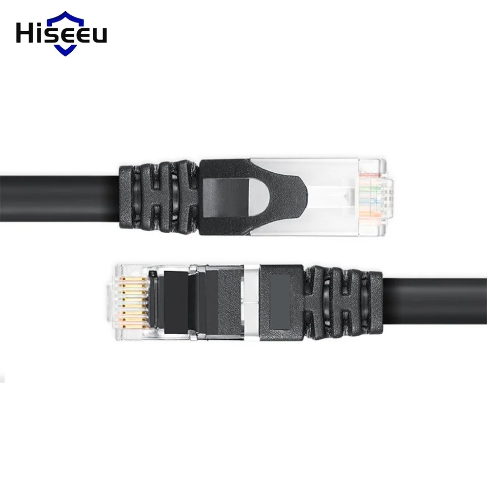 Hiseeu Cat5 Ethernet-Kabel RJ45 50M Lan-Kabel 20M til CCTV Kamera, CCTV Sikkerhed Kamera System 65 m 164ft RJ45 Netværk Ledning