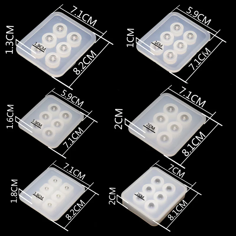 1 STK-Perler kombination Håndværk DIY Gennemsigtig UV-Resin epoxy Silikone Kombination Forme til DIY Gøre at Finde Tilbehør, Smykker