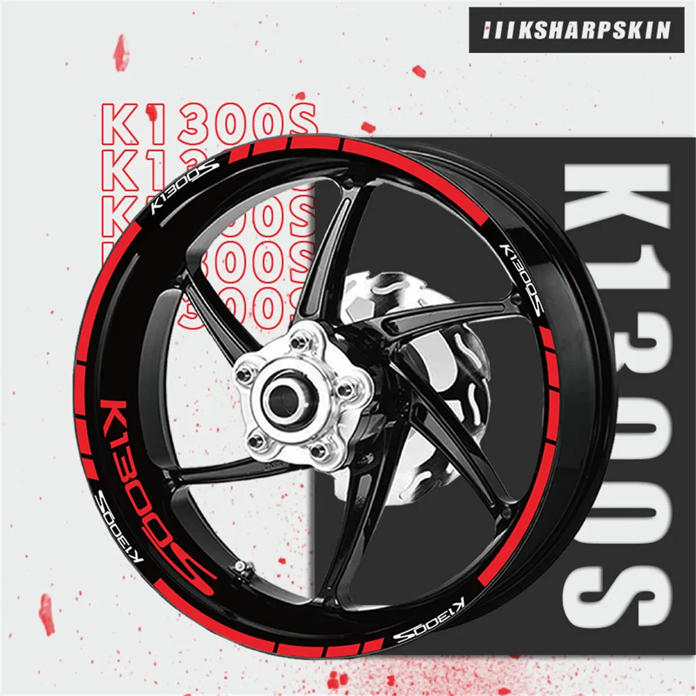 Elegant og holdbar reflekterende hjul mærkat motorcykel dæk mærkat dekoration decal til BMW K1300S K1300S