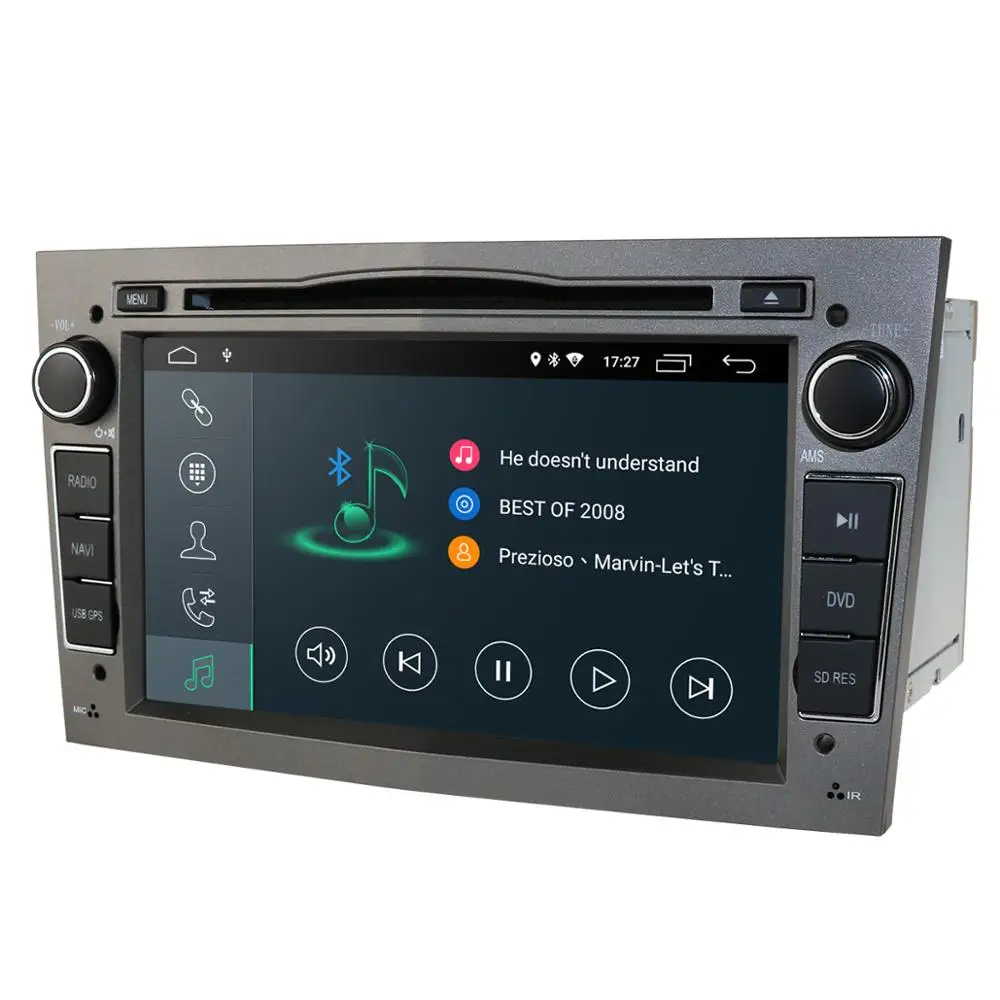 Android-10 1024X600 7inch 2din Bil GPS DVD-afspiller til Opel Astra h g Zafira B Vectra C D Antara Combo Bil Radio Afspiller Stereo