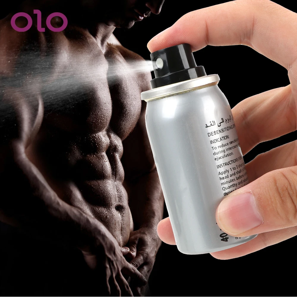 OLO Delay Spray til Mænd Forebygge for Tidlig Sædafgang 40 ML Penis Erektion Spray Penis Udvidelsen Lang varighed 60 Minutter