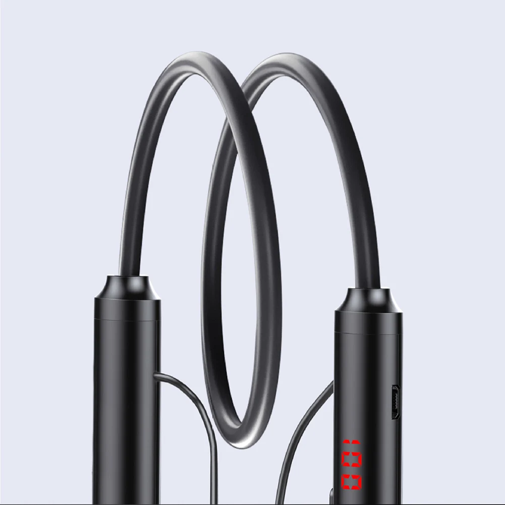 LoWireless Bluetooth-Magnetiske Hals-Monteret Hovedtelefoner Understøtter Hukommelseskort Lang Standby Batteri Display Trænings-Og Kører Headset