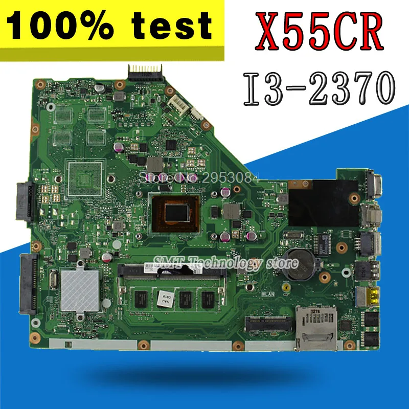 X55CR Bundkort I3-2370 4GMemory REV3.2 For Asus X55CR X55VD Laptop bundkort X55CR Bundkort X55CR Bundkort test OK