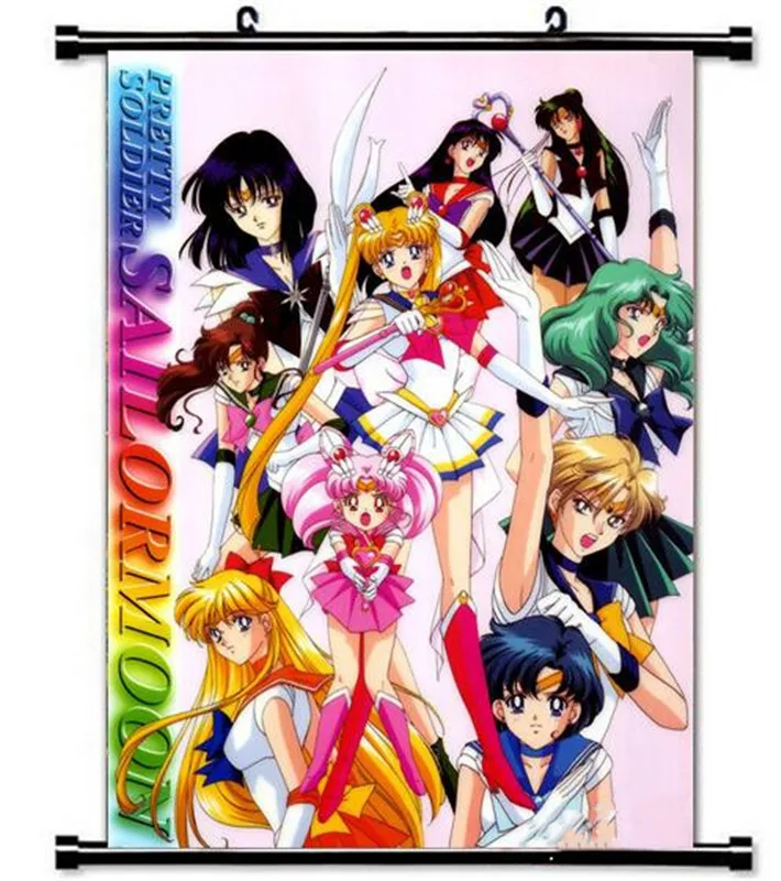 1 Stk Sailor Moon Væg Plakat Farverige Trykt Animationsfilm Rul Hængende Vandtæt Maleri Plakat Julegave