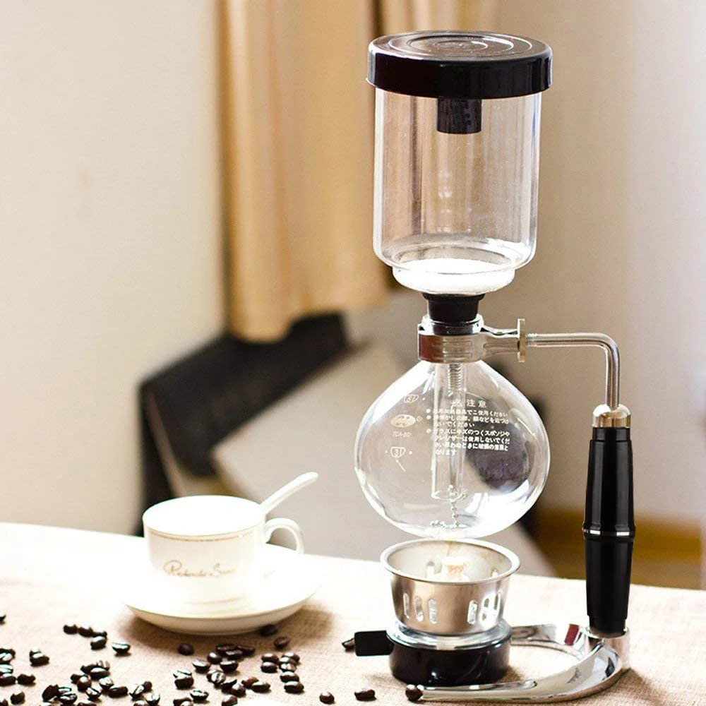3Cups Sifon Og Kaffefaciliteter Japansk Stil Og Elkedel Pot Sæt Vakuum-og Kaffefaciliteter Hånd, Te, Kaffe Maskine Varme-resistente Husstand Pot