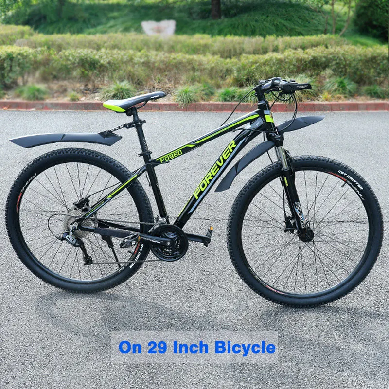 Ultralet Cykel Foran Bageste Skærme Skærmens Sæt Passer 24-29 Inch Mountain Bike Mudder Vagter Cykling Dele
