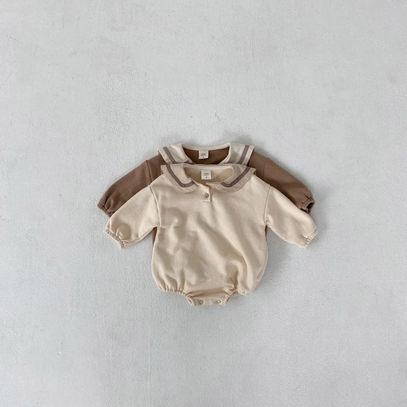 MILANCEL 2020 baby body matros krave toddler drenge tøj infant piger ét stykke